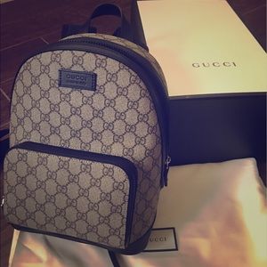 GUCCI backpack Canvas